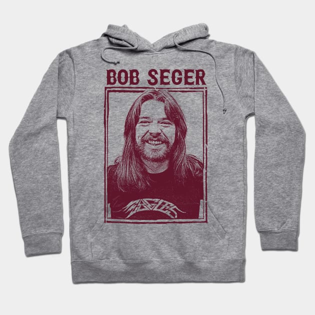 Bob Seger /// Vintage Style Fan Art Design Hoodie by DankFutura